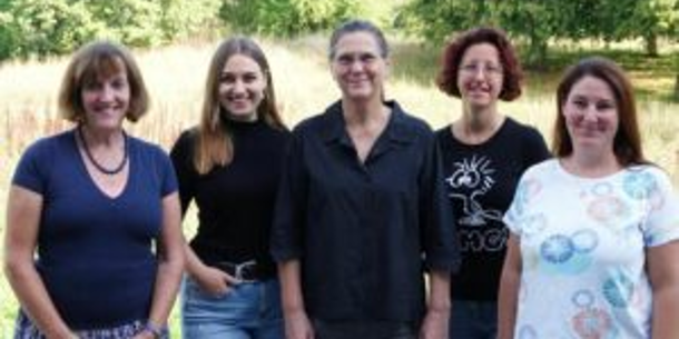 Das Forschungsteam (v.l.): Prof. Susanne Grässel, Hannah Köck, Prof. Helga Hornberger, Dr. Nicole Schäfer und Anja Pasoldt