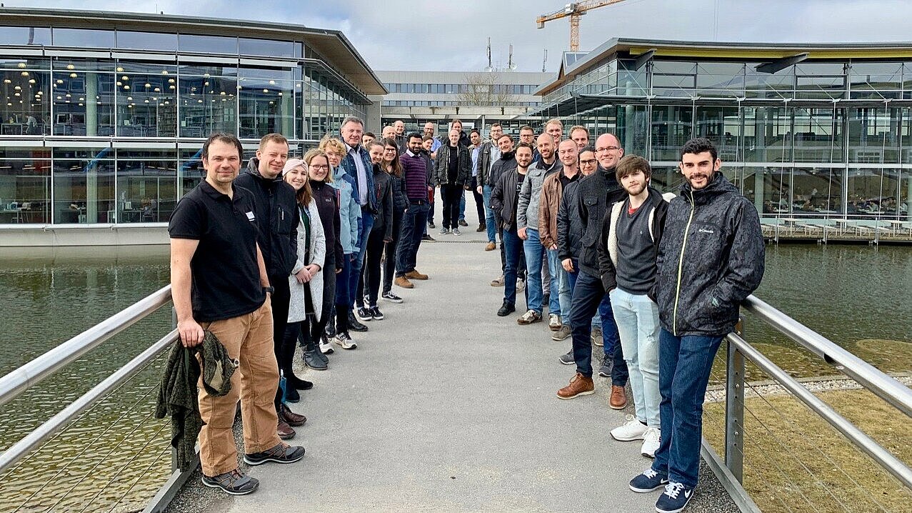 Die Teilnehmerinnen und Teilnehmer des internationalen Workshops „Musculoskeletal Computation“ Anfang März 2019 an der OTH Regensburg.