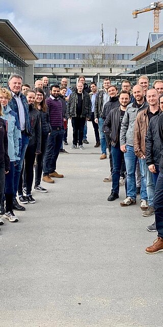 Die Teilnehmerinnen und Teilnehmer des internationalen Workshops „Musculoskeletal Computation“ Anfang März 2019 an der OTH Regensburg.