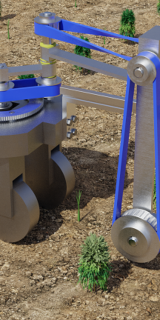 Studierende der Fakultät Maschinenbau an der OTH Regensburg haben eine 3D-Animation von einem Hackarm erstellt, der nur mit einem Motor auskommt.