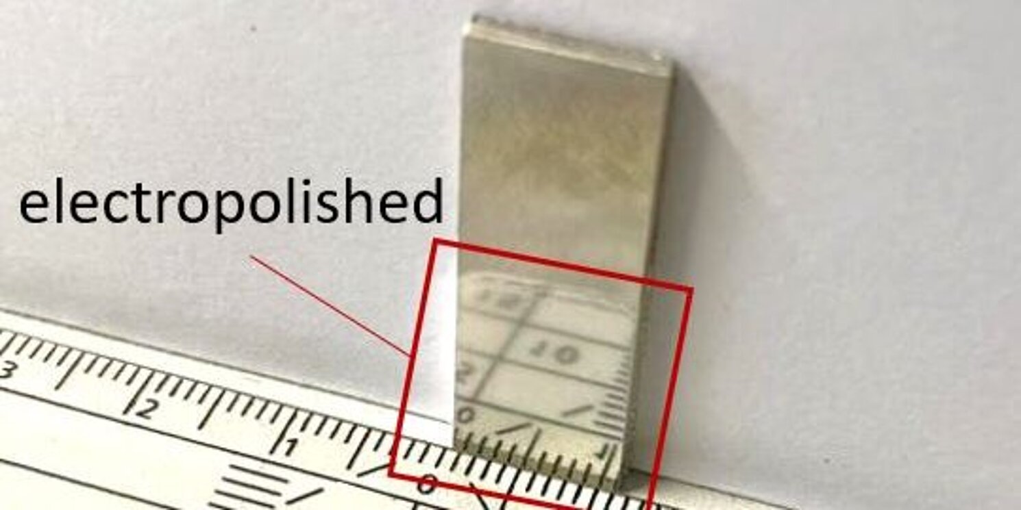 Elektropolitur erzeugt glatte glänzende Oberflächen, die zu einer erhöhten Korrosionsbeständigkeit führen