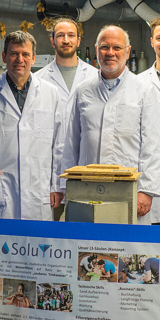 von  links: Sigfried Schrammel, Luis Wohlschläger,  Gerhard Goldmann, Maximilian Dötterl, Daniel Kutscher. 