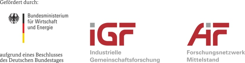 Förderlogo BMWi, IGF, AiF